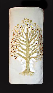 Tree of Life High Holiday Torah Mantle